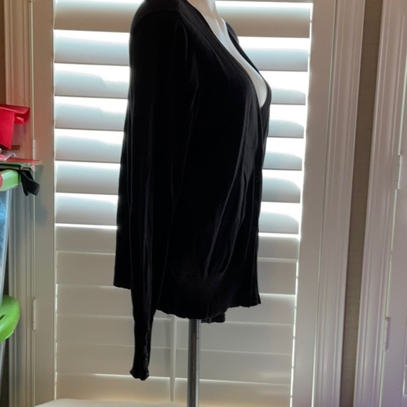 Worthington Black Cardigan Sweater - Picture 3 of 9